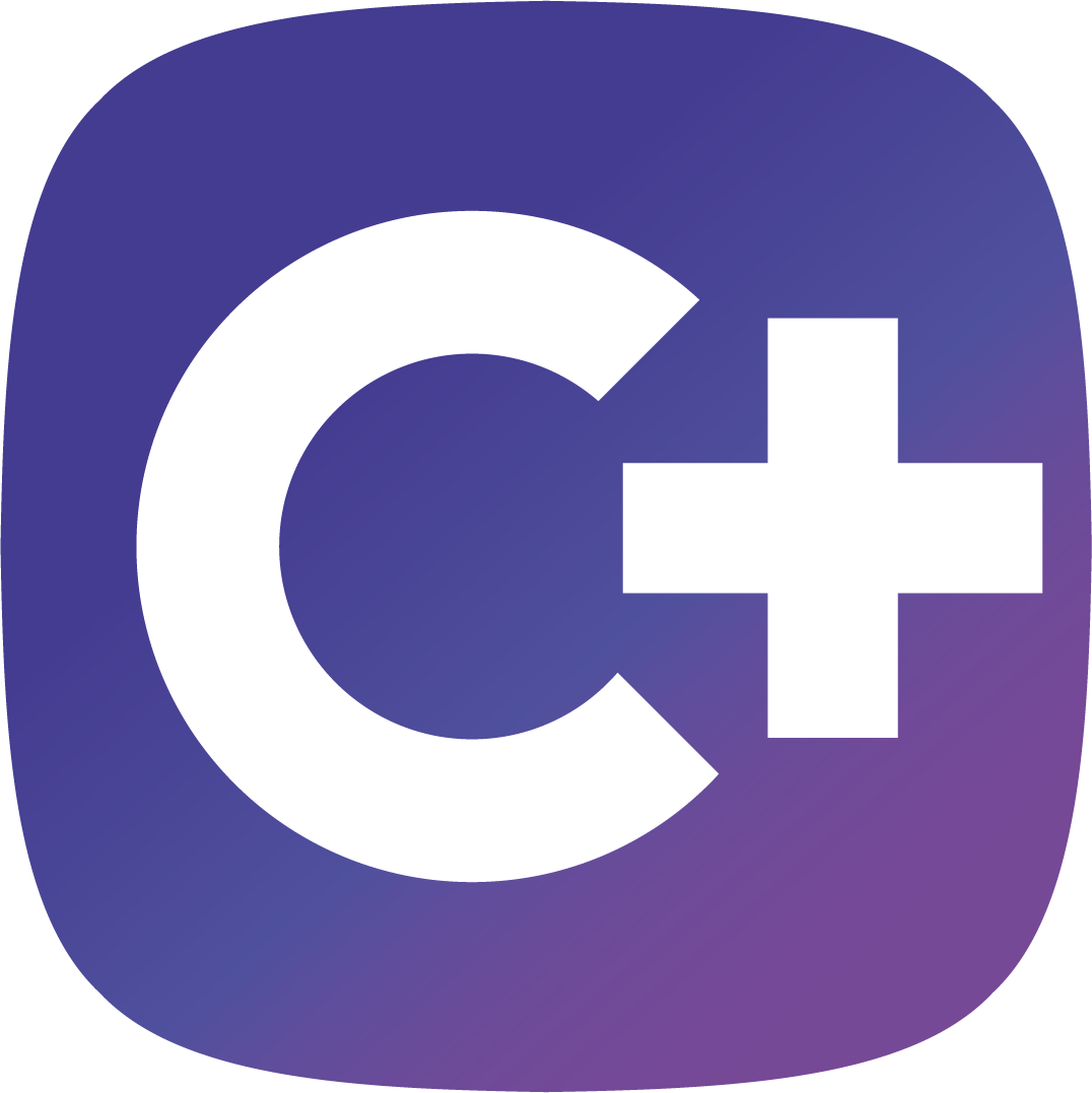 Stilisiertes weißes C und Pluszeichen auf blau-lila Farbverlauf, symbolisch für zusätzliche Power und gesunde Ernährung im Fitnessbereich.